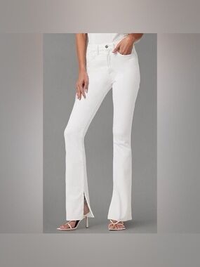 Joe’s Jeans Hi Honey Flawless White High Rise Curvy Bootcut Jeans 25